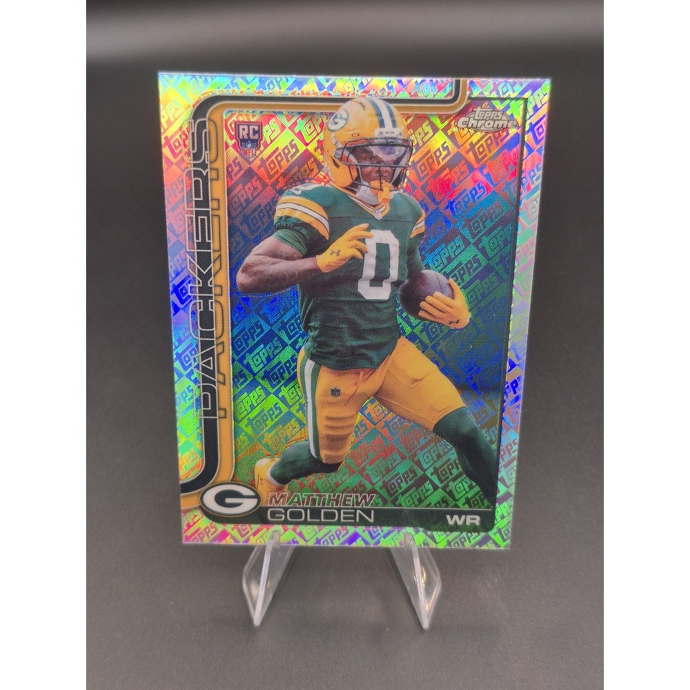 2025 Topps Chrome Matthew Golden #333 Fanatics‎ Exclusive Logofractor (RC) SP